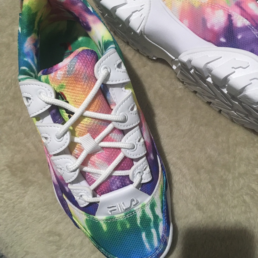 Fila Tie Dye Provenance x Fixture Sneakers BNIB - Picture 16 of 16